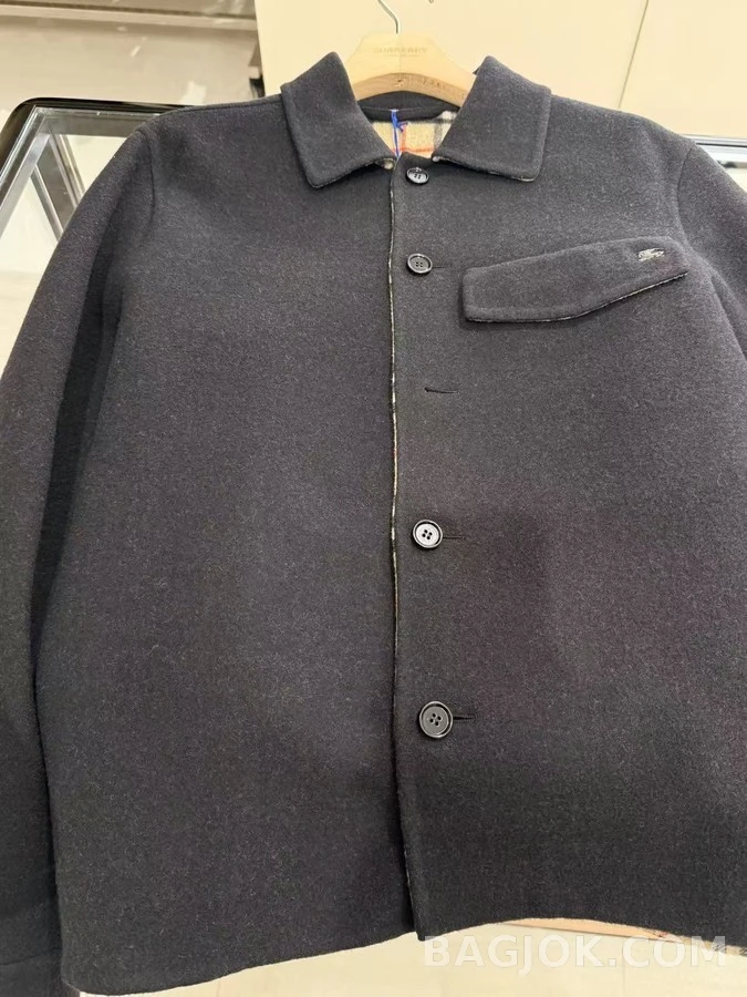버버리 버버리 체크 라이닝 울 셔츠 상세 이미지