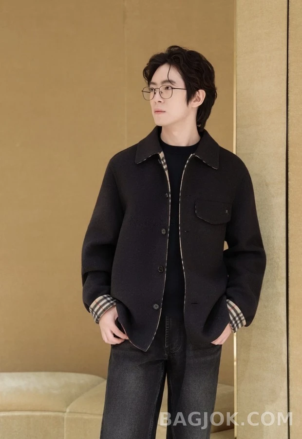 버버리 버버리 체크 라이닝 울 셔츠 상세 이미지