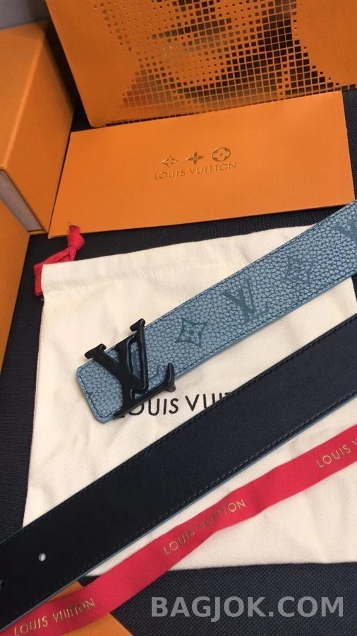 루이비통 루이비통 LV 셰이프 모노그램 클라이밍 리버서블 벨트 상세 이미지