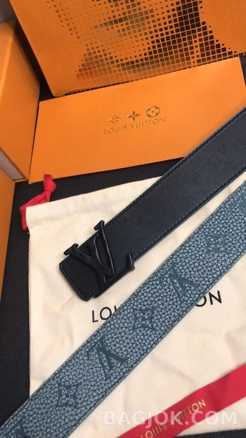 루이비통 루이비통 LV 셰이프 모노그램 클라이밍 리버서블 벨트 상세 이미지