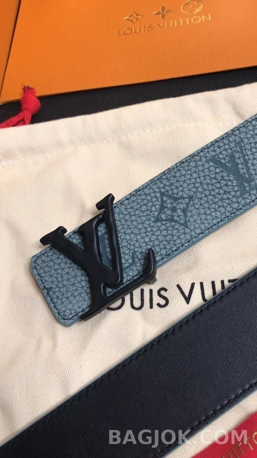 루이비통 루이비통 LV 셰이프 모노그램 클라이밍 리버서블 벨트 상세 이미지