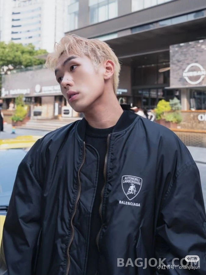 발렌시아가 발렌시아가 람보르기니 콜라보 플라이트 자켓 상세 이미지
