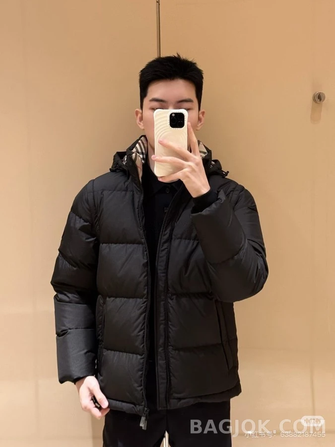 버버리 버버리 가역 후드 패딩 재킷 상세 이미지
