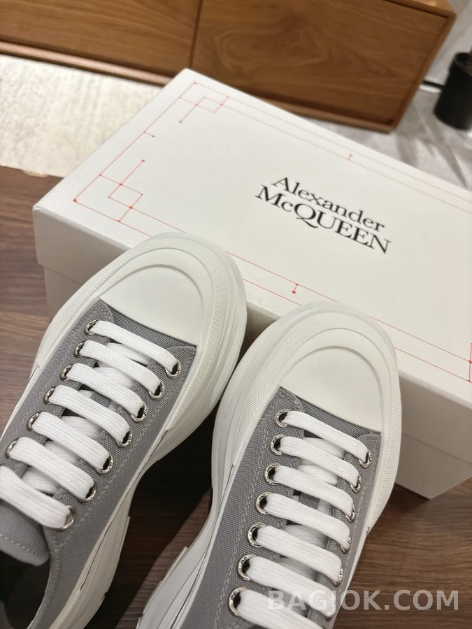 알렉산더 맥퀸 알렉산더 맥퀸 캔버스 청키 스니커즈 상세 이미지