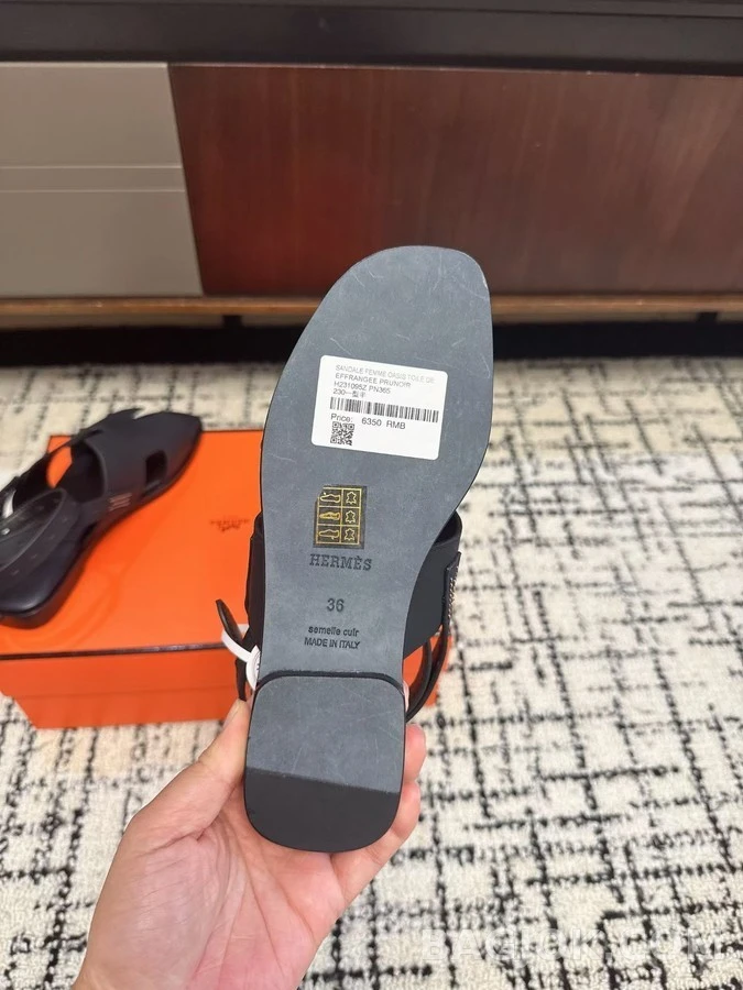 에르메스 에르메스 마야 H 스트랩 백 스트랩 샌들 상세 이미지