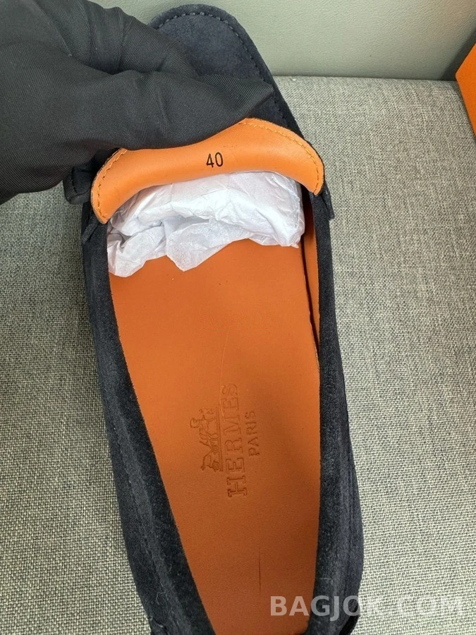 에르메스 에르메스 스웨이드 드라이빙 로퍼 상세 이미지