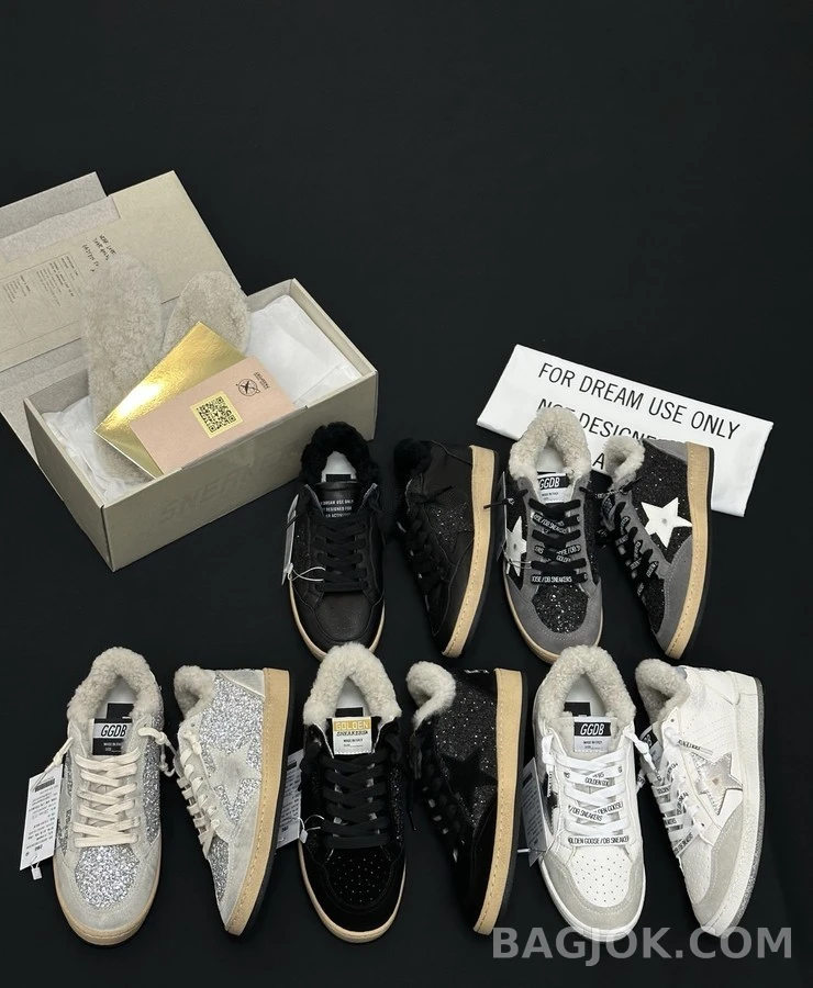  골든구스 레오파드 양털 볼스타 스니커즈 상세 이미지