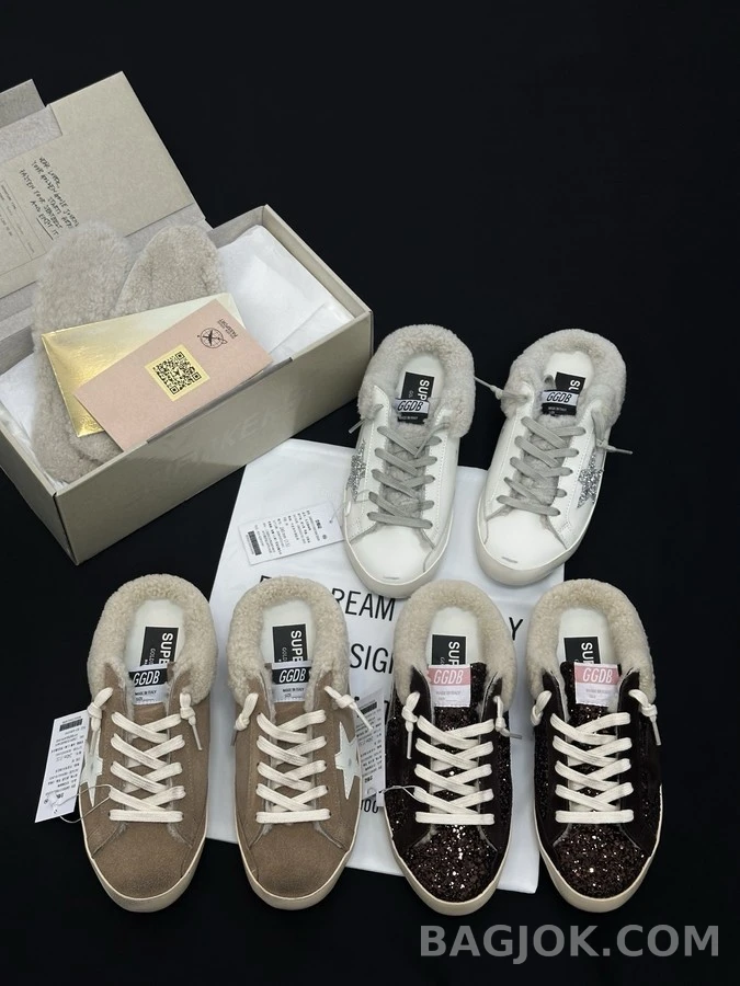  골든구스 양털 스웨이드 스타 스니커즈 상세 이미지