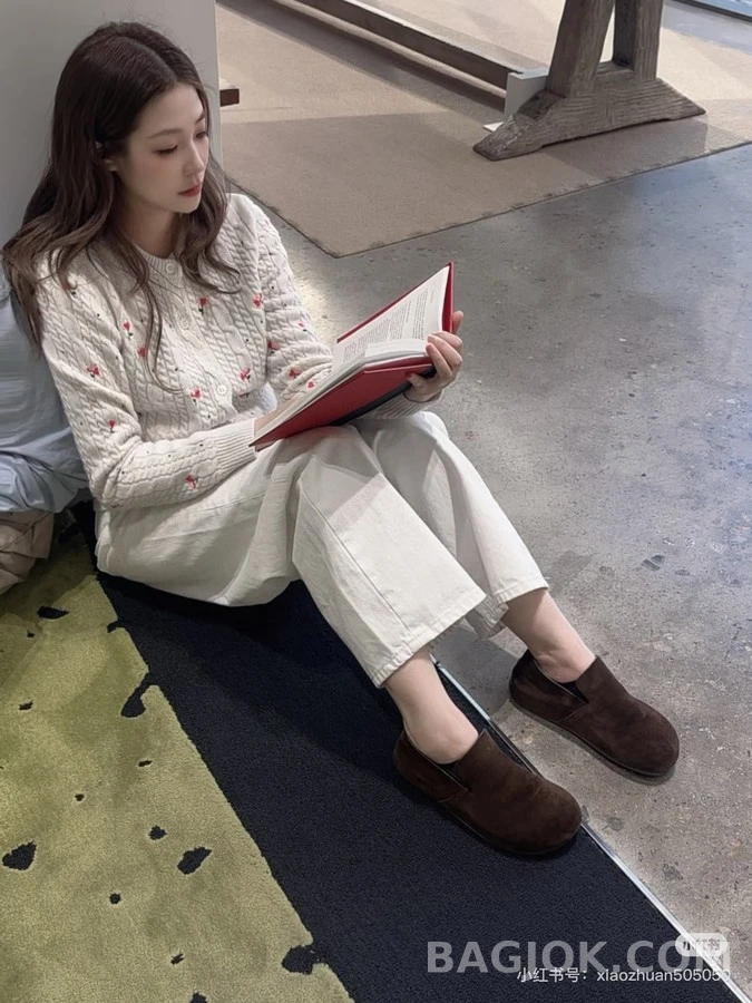디올 디올 플라워 자수 케이블 니트 가디건 상세 이미지