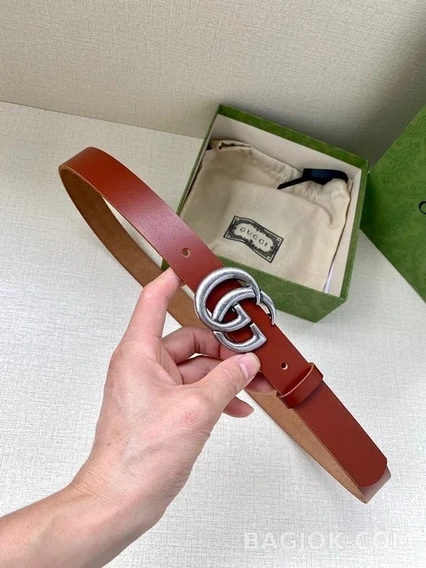 구찌 구찌 더블G 레더 벨트 상세 이미지