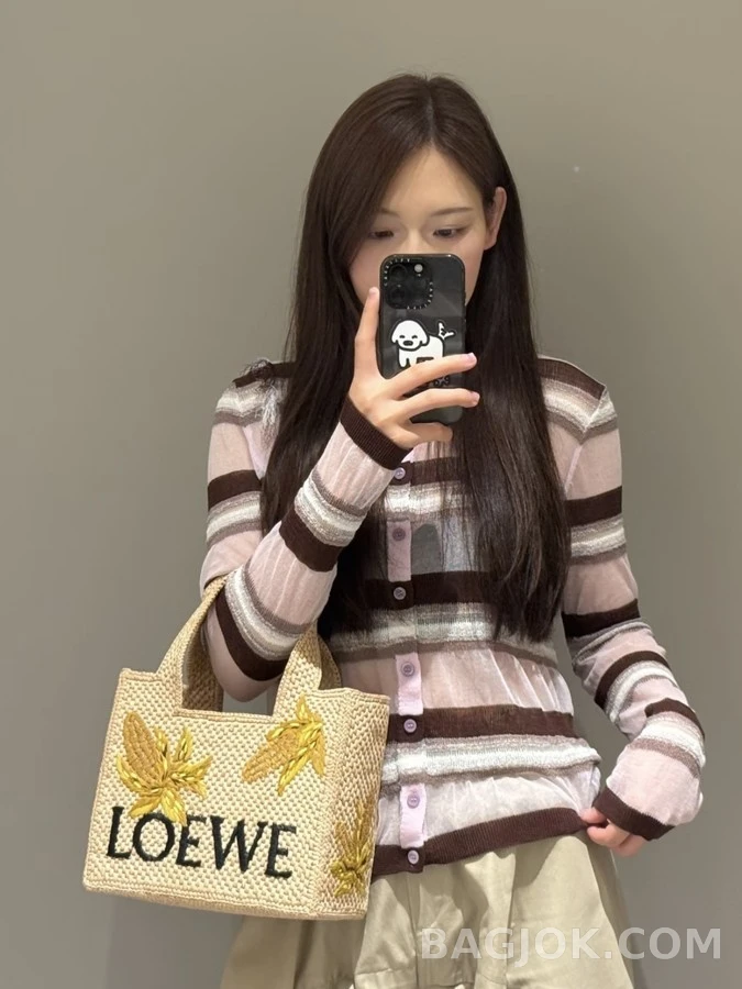 로에베 로에베 스트라이프 프린지 가디건 상세 이미지