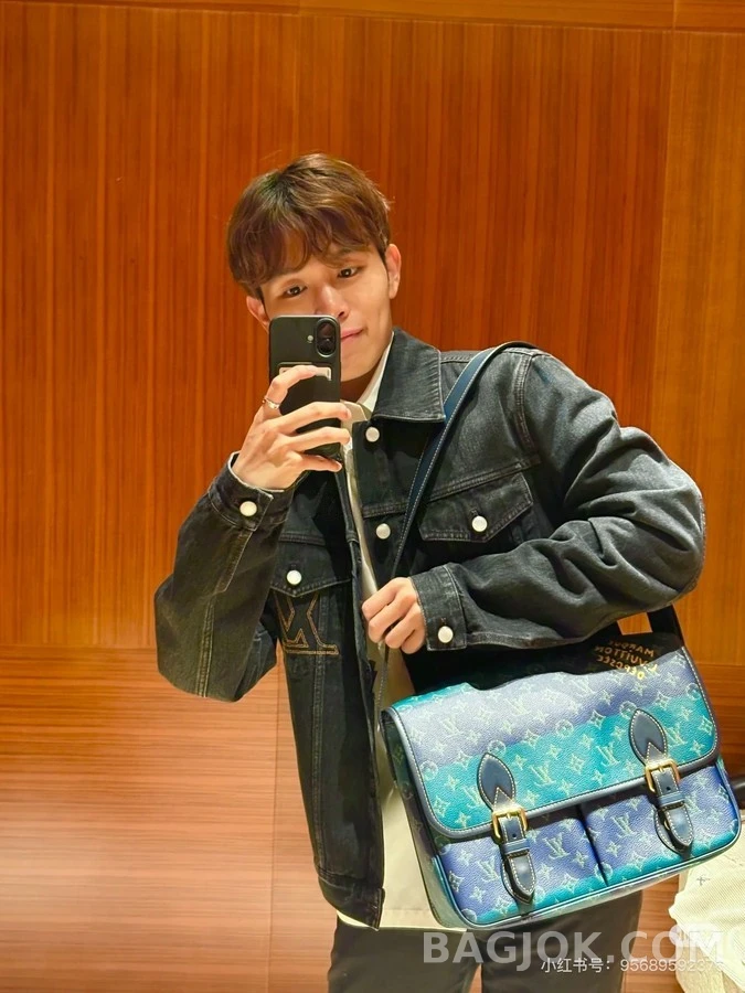 루이비통 루이비통 로고 자수 데님 자켓 상세 이미지