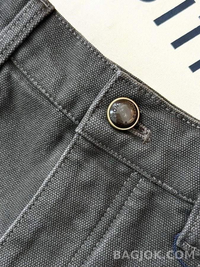 루이비통 루이비통 모노그램 커프 데님 팬츠 상세 이미지