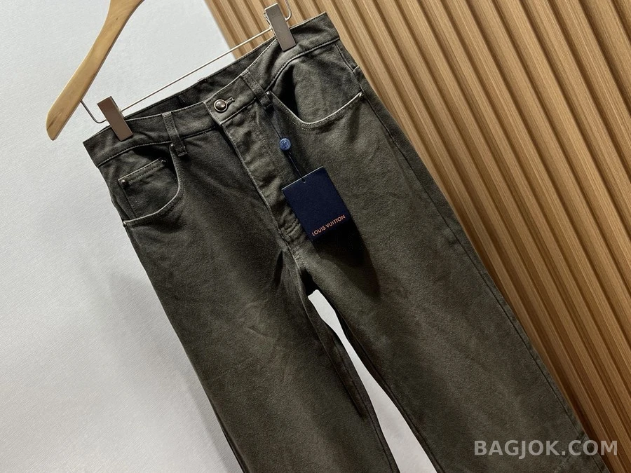 루이비통 루이비통 모노그램 커프 데님 팬츠 상세 이미지