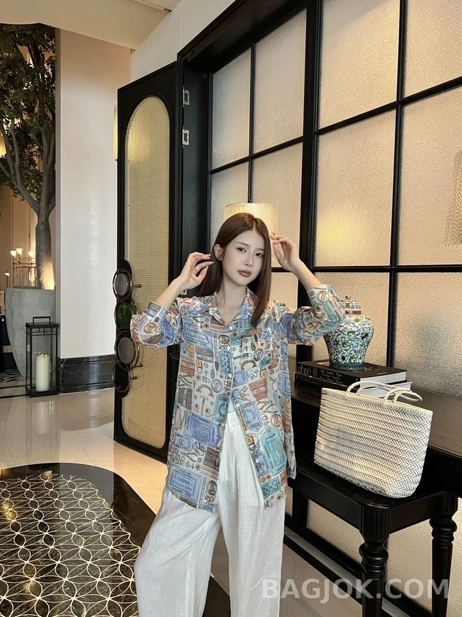 루이비통 루이비통 모노그램 패턴 셔츠 상세 이미지
