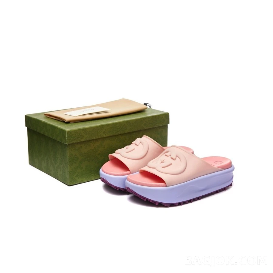 구찌 구찌 인터로킹 G 슬라이드 샌들 상세 이미지