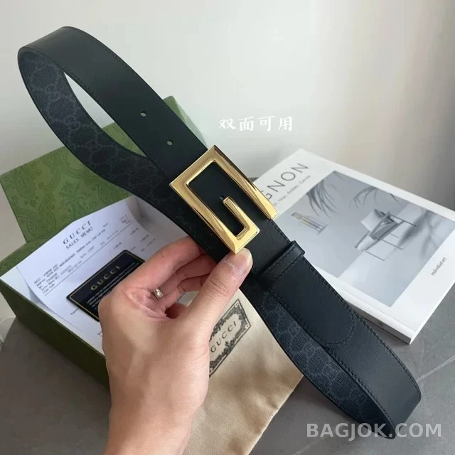 구찌 구찌 스퀘어 리버서블 벨트 상세 이미지