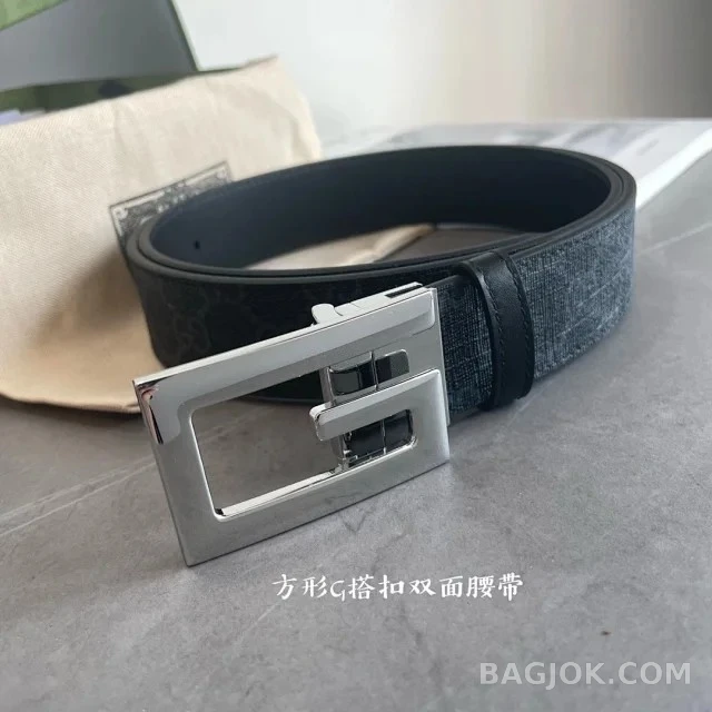 구찌 구찌 스퀘어 리버서블 벨트 상세 이미지