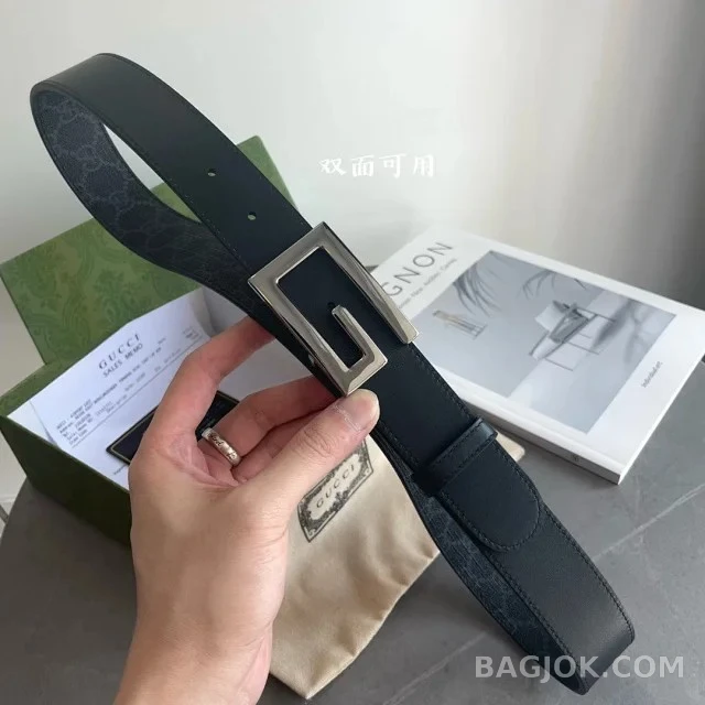 구찌 구찌 스퀘어 리버서블 벨트 상세 이미지