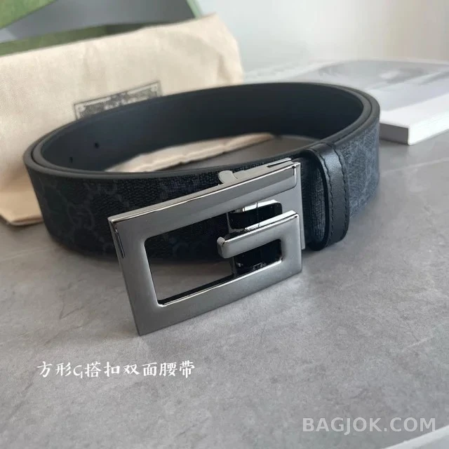 구찌 구찌 스퀘어 리버서블 벨트 상세 이미지