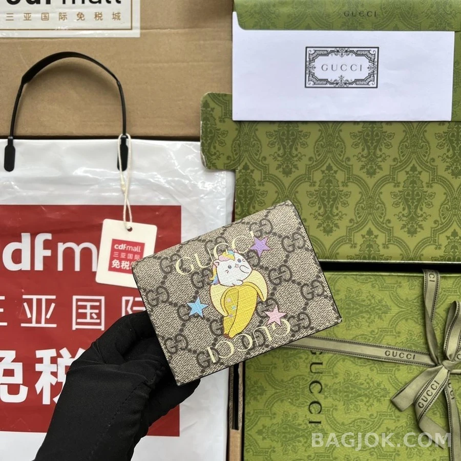 구찌 구찌 애니멀 프린트 카드 케이스 상세 이미지