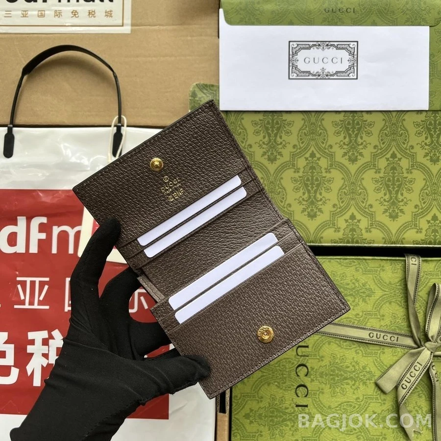 구찌 구찌 애니멀 프린트 카드 케이스 상세 이미지