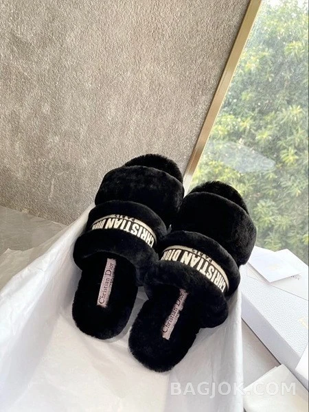디올 디올 시어링 뮬 슬리퍼 상세 이미지