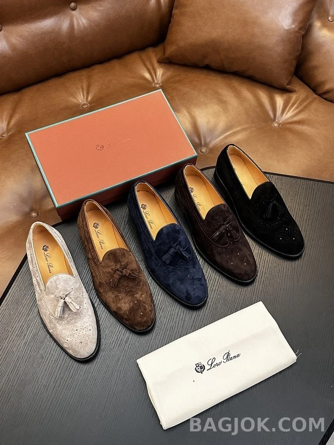 로로피아나 로로피아나 트래비스 태슬 브로그 로퍼 상세 이미지