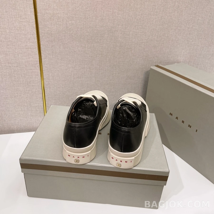  마르니 나파 가죽 파블로 레이스업 스니커즈 상세 이미지