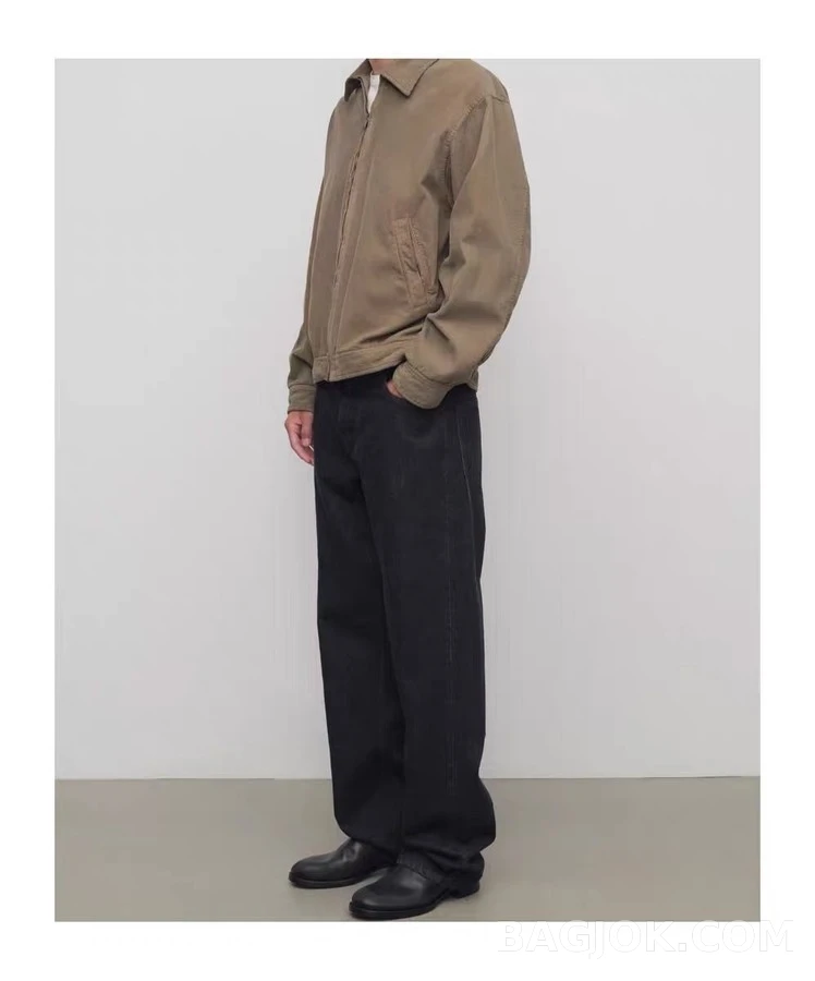 더로우 더로우 워시드 스트레이트 데님 팬츠 상세 이미지