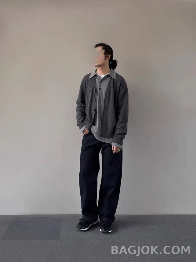 더로우 더로우 워시드 스트레이트 데님 팬츠 상세 이미지