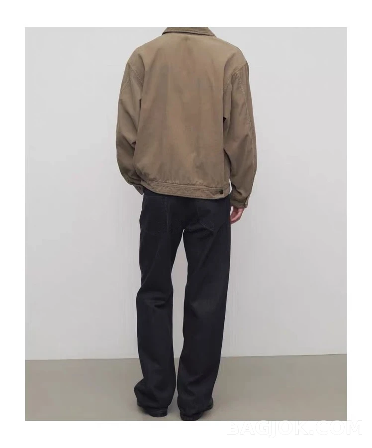 더로우 더로우 워시드 스트레이트 데님 팬츠 상세 이미지