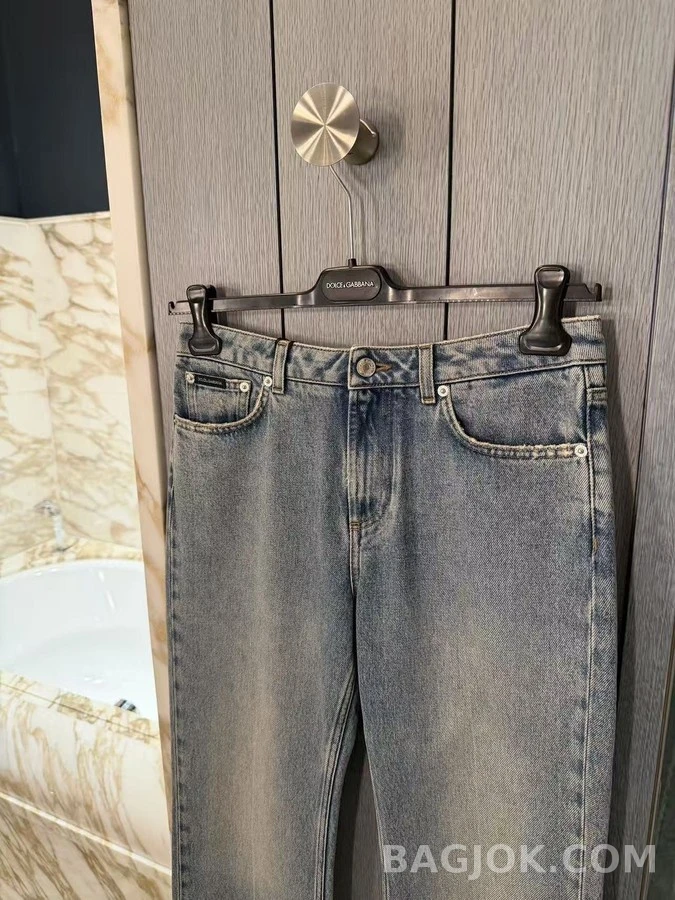돌체앤가바나 돌체앤가바나 라이트블루 워싱 데님 팬츠 상세 이미지