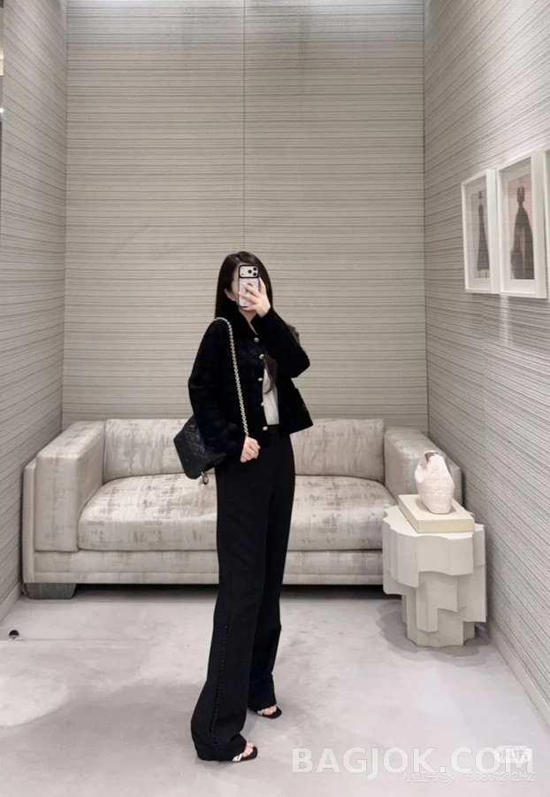 디올 디올 까나쥬 퀼팅 니트 가디건 상세 이미지