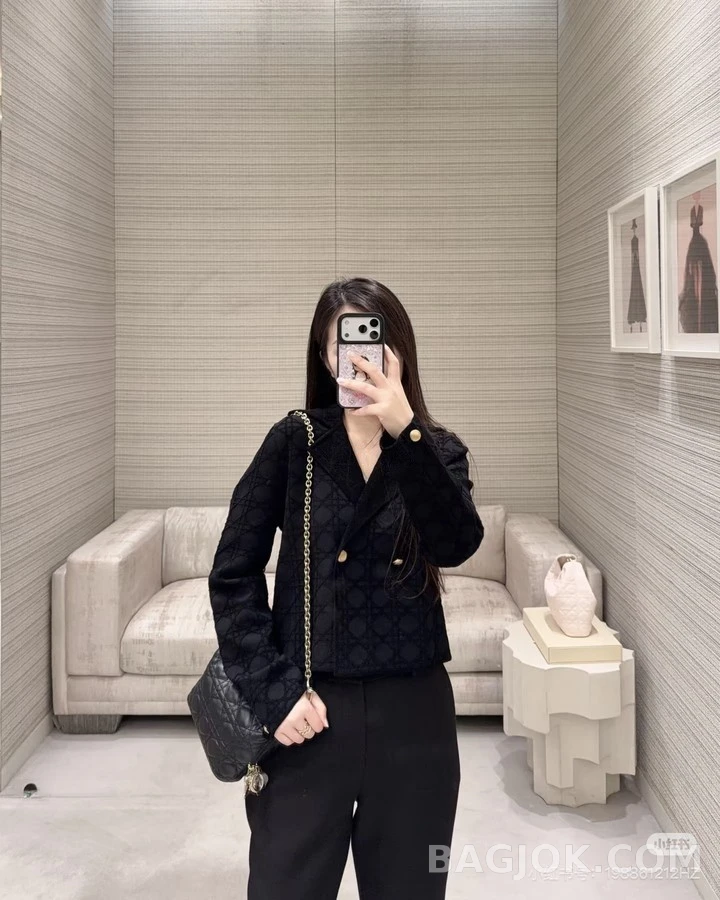 디올 디올 까나쥬 퀼팅 니트 가디건 상세 이미지
