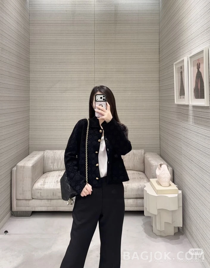 디올 디올 까나쥬 퀼팅 니트 가디건 상세 이미지