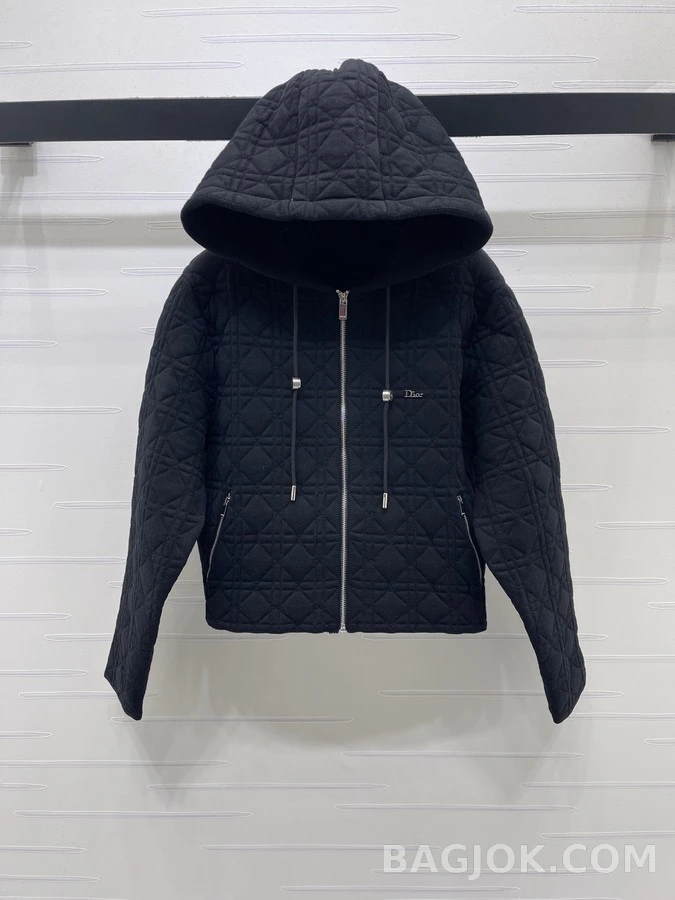 디올 디올 까나쥬 퀼팅 후드 자켓 상세 이미지