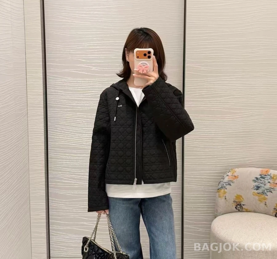 디올 디올 까나쥬 퀼팅 후드 자켓 상세 이미지