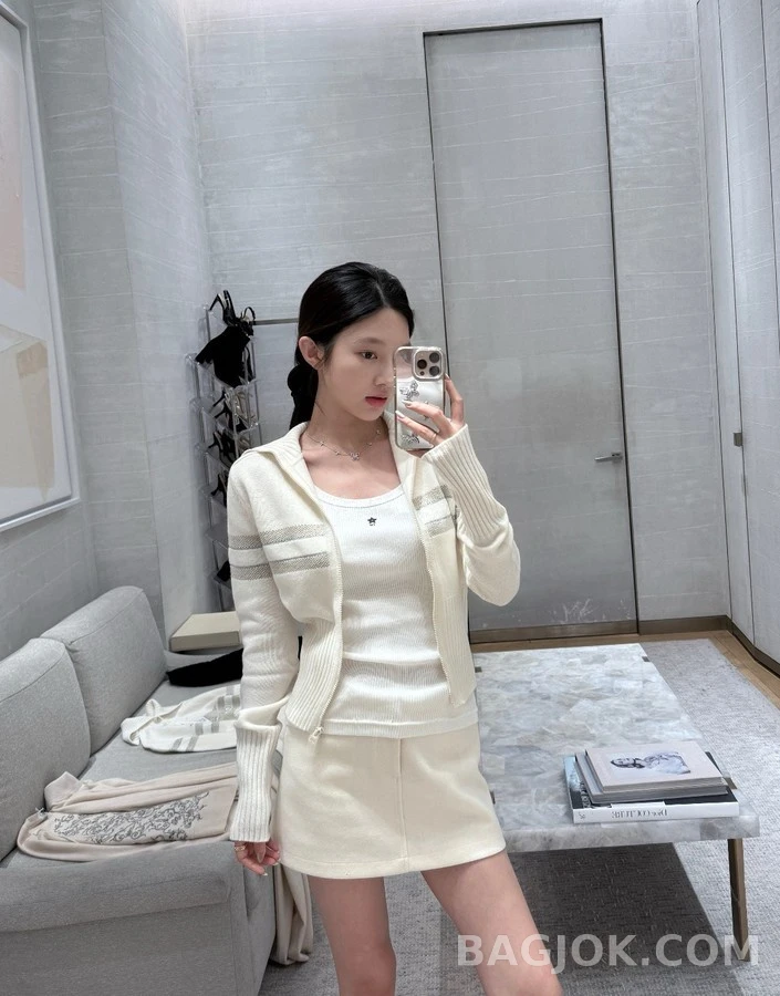 디올 디올 니트 집업 상세 이미지