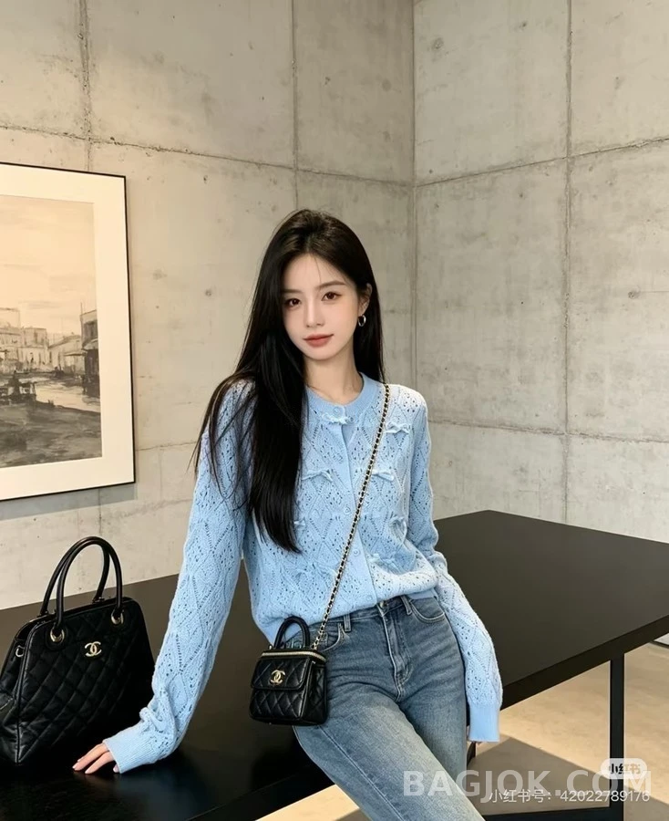 디올 디올 다이아몬드 보우 가디건 상세 이미지