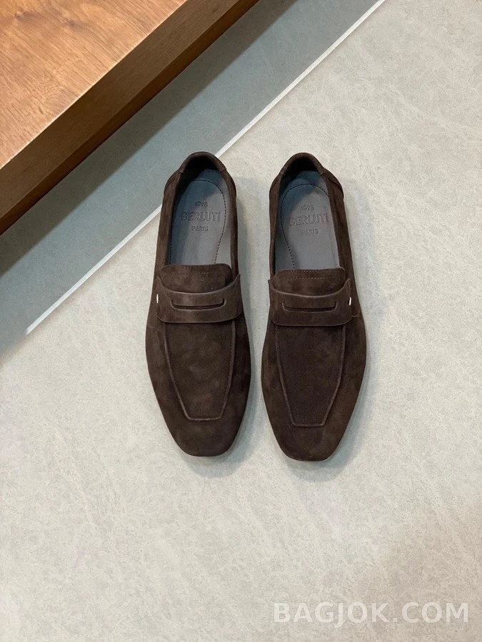 벨루티 벨루티 로렌조 드라이브 캐모시오 레더 로퍼 상세 이미지