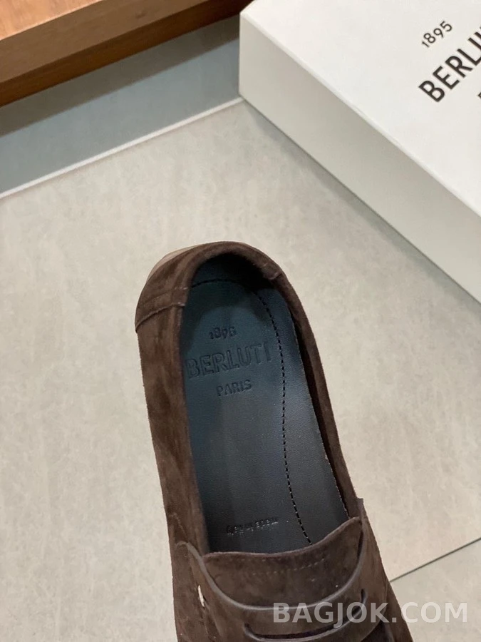 벨루티 벨루티 로렌조 드라이브 캐모시오 레더 로퍼 상세 이미지