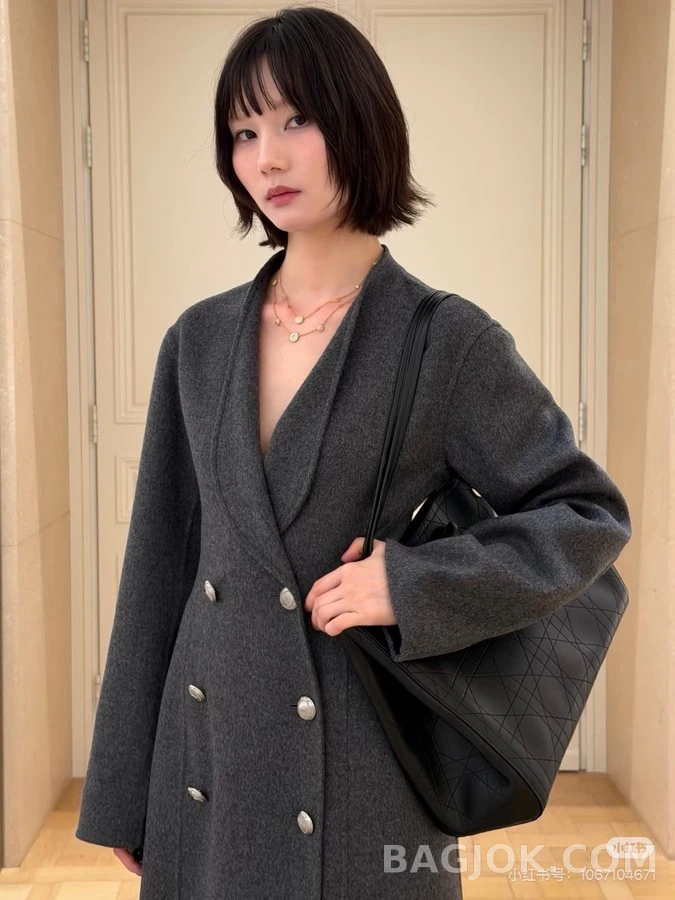 디올 디올 더블 브레스트 울 롱 코트 상세 이미지
