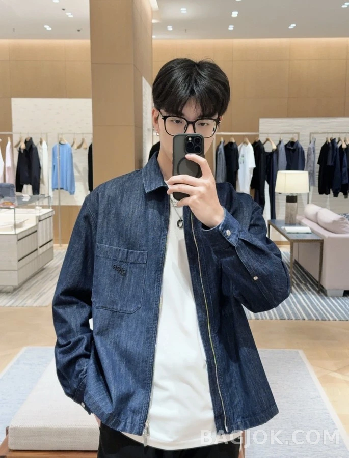 디올 디올 데님 지퍼 자켓 상세 이미지