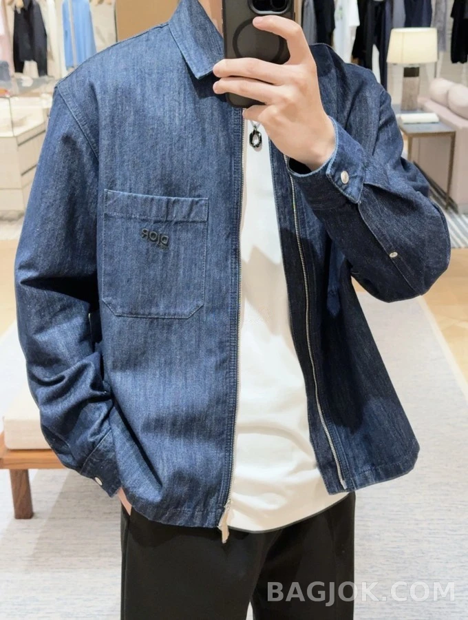 디올 디올 데님 지퍼 자켓 상세 이미지