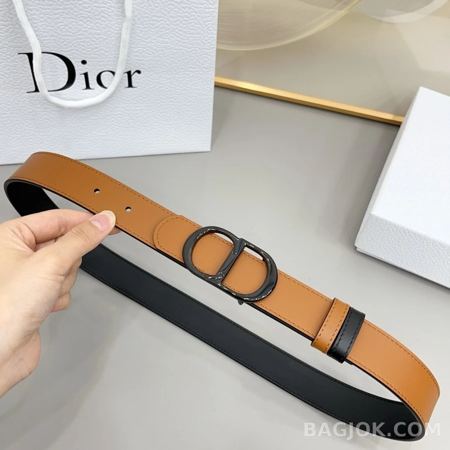 디올 디올 로고 리버시블 벨트 상세 이미지