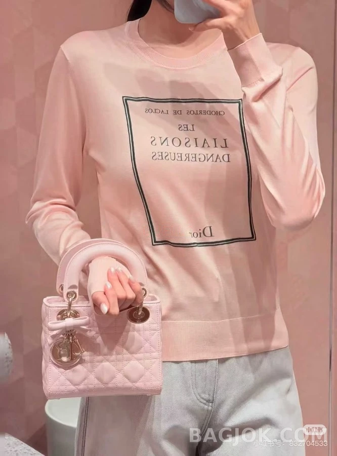 디올 디올 레 리앙제 당제뢰즈 자수 긴팔 티셔츠 상세 이미지