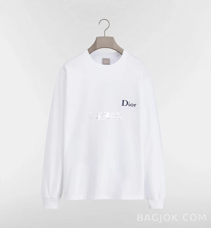디올 디올 레터링 긴팔 티셔츠 상세 이미지
