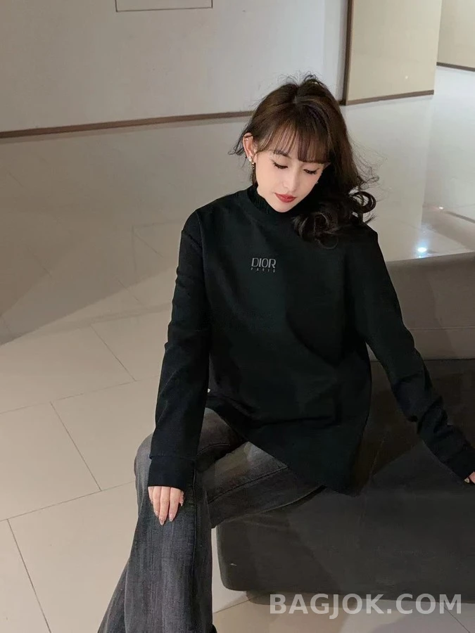 디올 디올 로고 맨투맨 상세 이미지