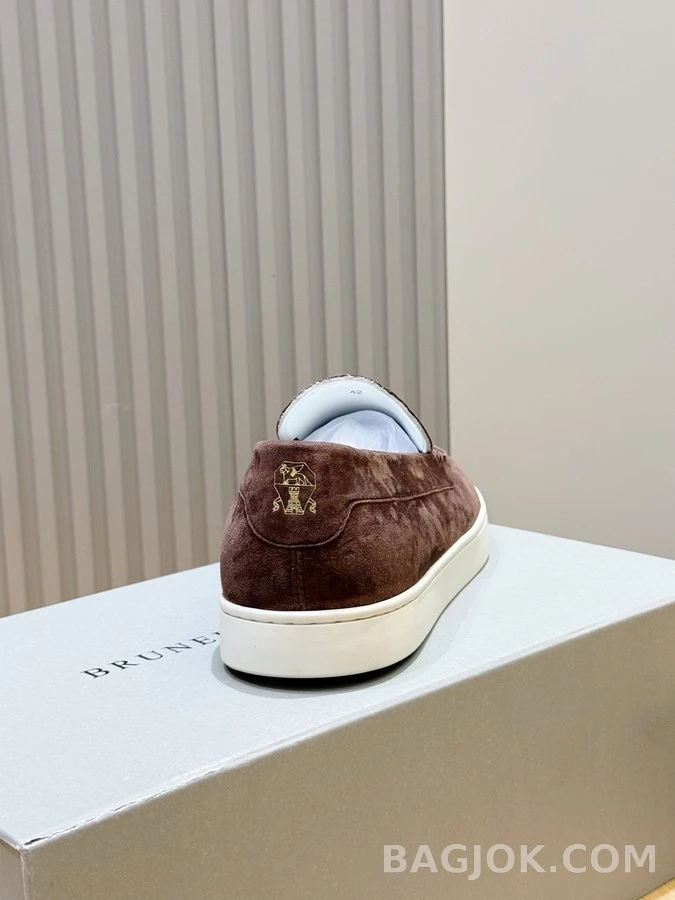 브루넬로 쿠치넬리 브루넬로 쿠치넬리 스웨이드 로퍼 상세 이미지